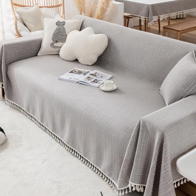 Sofa Cover Cloth Towel Soft Thick Suitable for All Seasons Cushion Car Blanket Classic Versatile Cotton Thread Woven Blanket