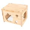 Maison d'oiseau en bois Chaleur hivernale Nid pour perruches Accessoires de cage pour Conure Perruches Perroquet Fournitures pour oiseaux