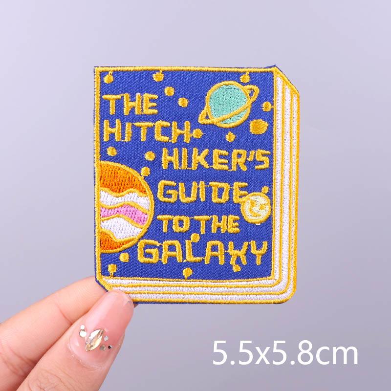Wilderness Patch Mountain Patches Iron On Clothes River Embroidered Patches For Clothing Stripe Stickers On Clothes Hook Loop