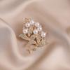 Metal Butterfly Brooch High-End Luxury Accessory Fashionable Retro Corsage Clothing Pin Anti-Exposure Jewelry