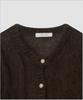 Deolil Mohair Vintage Puff Cardigan_Brown