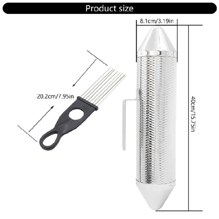 Percussion Guiro Musical Instruments Metal Guiro Shaker with Scraper Band Accompaniment Guiro Musical Training Tool