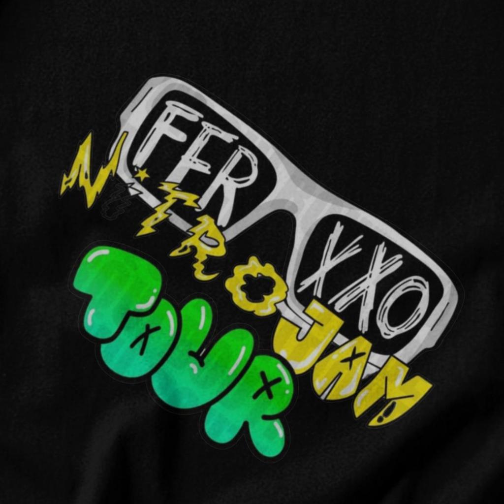 Men T Shirt Ferxxocalipsis Tour Feid Ferxxo 2025 Trendy Gifts Y2K Graphic Oneck Unisex Clothing T Shirts