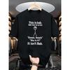 European Size Men'S "This Is Bob" Knock Knock Joke Graphic Print Crew Neck T-Shirt | Soft Medium-Stretch, Regular Fit, Comfortable and Versatile