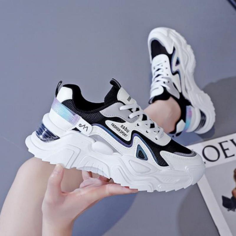 Tenisky Ženy Ploché boty na platformě Dámské Boty Zelené Ležérní Tenisky Dámské Robustní Tenisky Dámské Boty