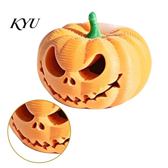 Straw Accessory for Water Cups Halloween Pumpkin Topper, 3D Printed Spooky Gift Kids Cover Tumbler, Decorative Holiday Cup Accessories Decoration