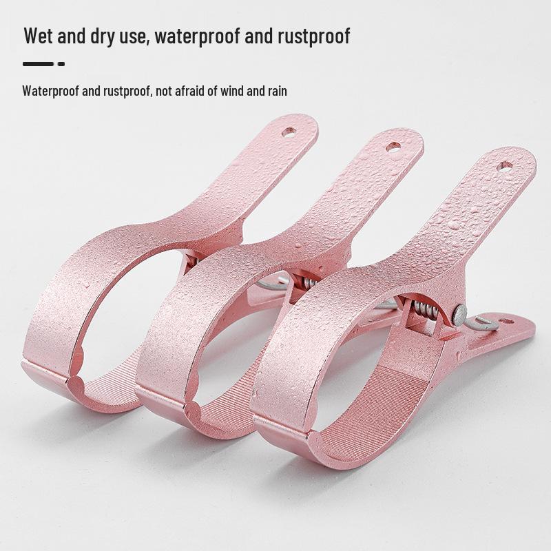 Large Aluminum Windproof Quilt Drying Clips