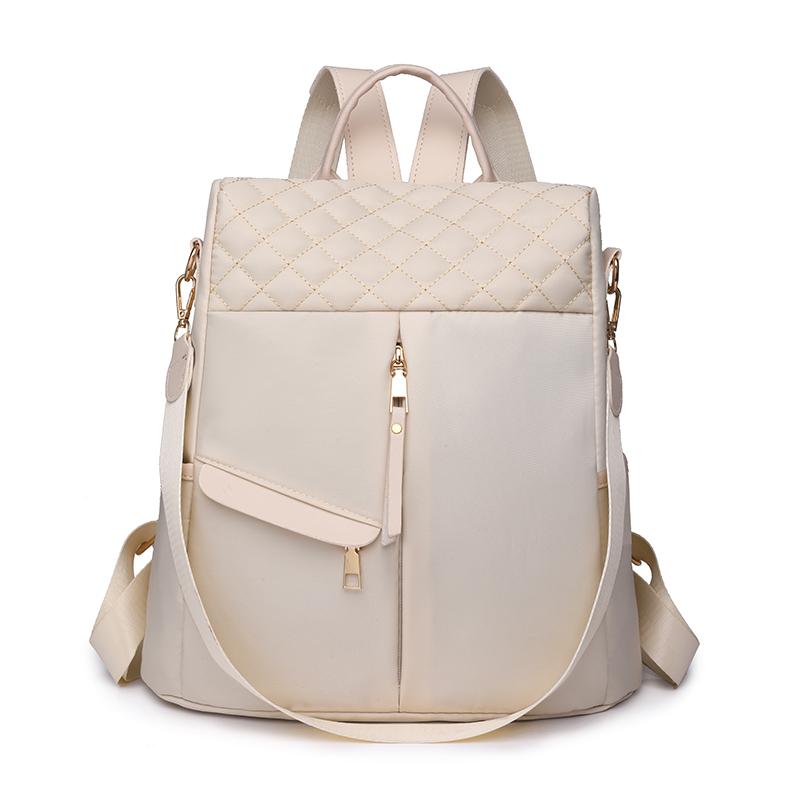 Oxford Zipper Backpack for Women Sewing Thread Backpacks Anti Theft Bags High Quality Free Shipping Fashion