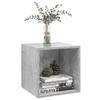VidaXL Wall Cabinet Concrete Grey 37x37x37 Cm Chipboard