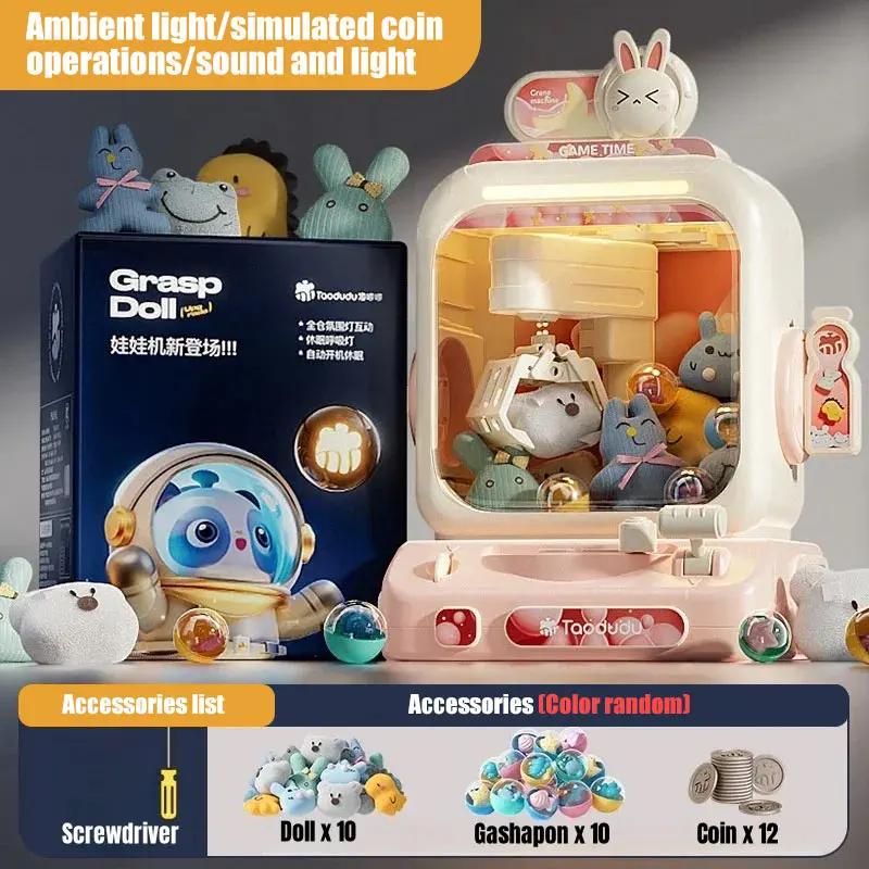 Puppen Greifautomaten Für Kinder Arcade Spiele Mini Greifautomat Mit Puppen Fidget Spielzeug Greifspiel Spielzeuggeschenke zum Kindertag