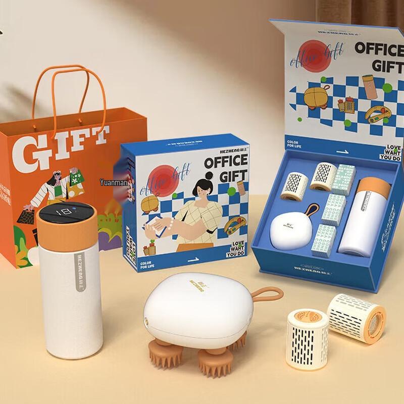 

Подарочный набор для оздоровления офиса Hezheng с массажером для головы