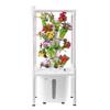 Hydroponic Growing System with Grow Light, 30 Pods Vertical 6 Tiers Hydroponic Tower, Home Hydronic Garden with Water Pump, Plants Germination Kit for