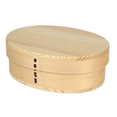Gokusho Magewappa Lunchbox Mittlere Größe Hergestellt in Natur Einlagige Box, (700ml), Japan, Zeder, Rund,