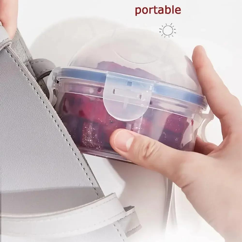 2025 New Onion Storage Box Tomato Lemon Apple Produce Saver Holder Portable Fruit And Vegetable Food Storage Keeper Containers F