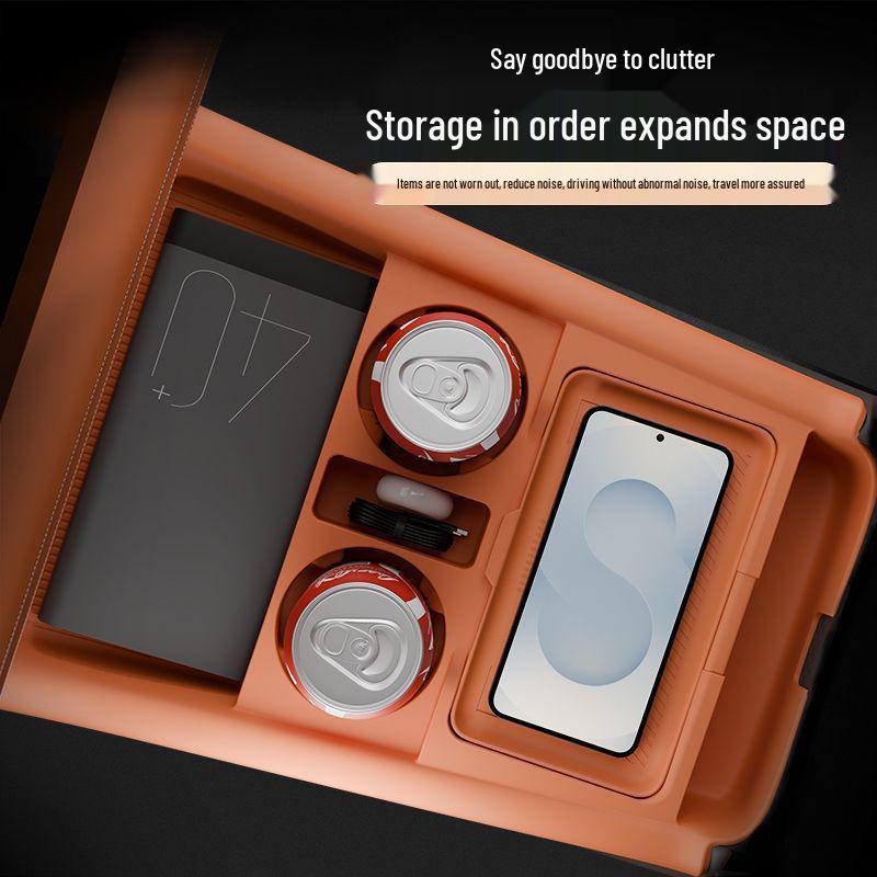 Xpeng G9 Center Console Lower Storage Box - Interior Modification Accessory