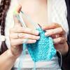 Plastic Finger Protector and Thread Guide for Knitters