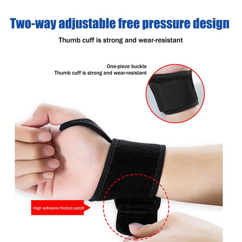 2Pcs Adjustable Wristband Carpal Tunnel Brace Wrist Support Sport Tendinitis Pain Relief For Arthritis Wrist Bandage Wrap