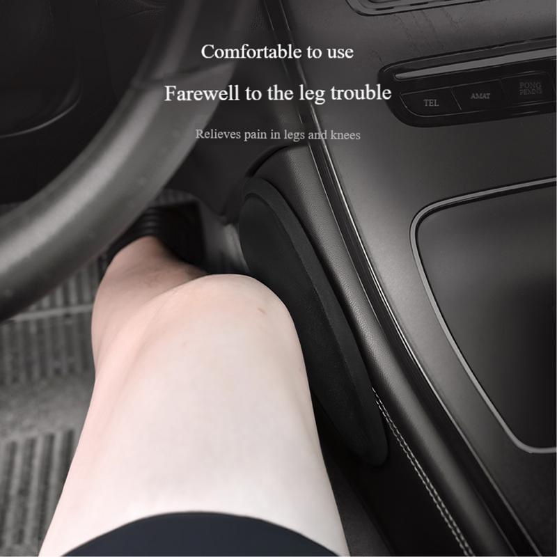 1pcs Black Car Leg Knee Cushions Elbow Pad Auto Door Center Control Armrest Soft Pad Car Interior Leg Knee Thigh Support Cushion