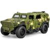 1:32 Alloy Car Toys Miniature Model Diecast Military Vehicle Sound Light Pull Back Doors Opened Xmas Gift