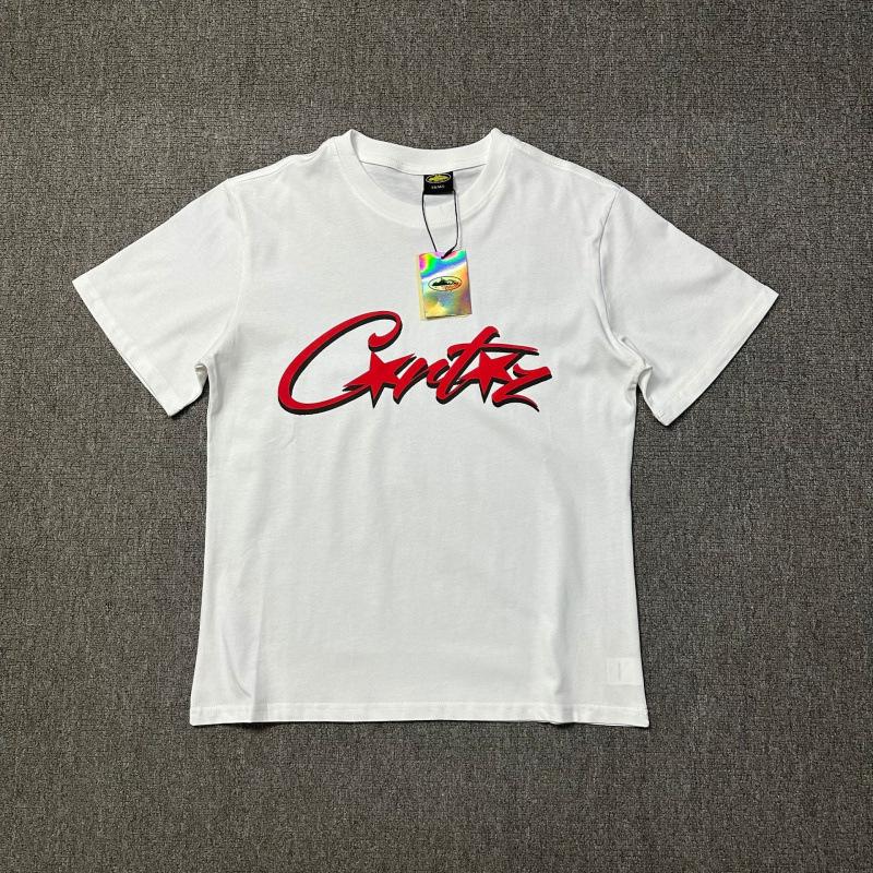 New High Street Corteiz Alcatraz Fun Letter Print Men's and Women's Casual Short Sleeve T-Shirt