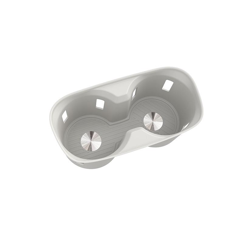 Zeekr 8X Silicone Center Console Cup Holder Protective Pad for Interior Enhancement