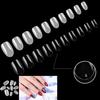 500 Stück Kurze Ellipse Vollabdeckung Falsche Künstliche Nagelspitzen Acryl Gel Maniküre Set