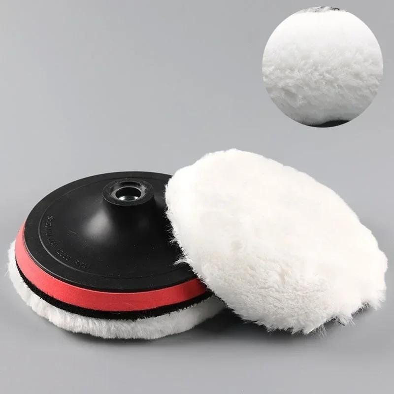 Imitation Wool Polishing Discs Professional Car Waxing and Buffing Cars Paint Care Cleaning Pads Auto Washing Accessories