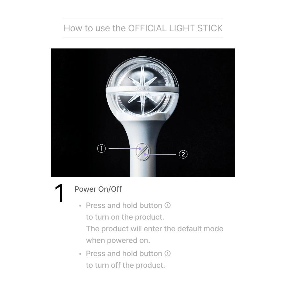 Official KATSEYE Light Stick - Global Fan Collectible with Bluetooth Sync
