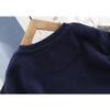 Boy's Cartoon Pure Cotton Hoodie T-shirt for Spring and Autumn New Style, Loose and Versatile Casual Top for Children, Medium and Large Size