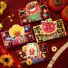 4 Stück Chinesisches Neujahrs Glücks Roter Umschlag 2026 Jahr des Pferdes Hangbao Frühlingsfest Tierkreiszeichen Pferd Rotes Päckchen Neujahrs Geschenk für Kinder