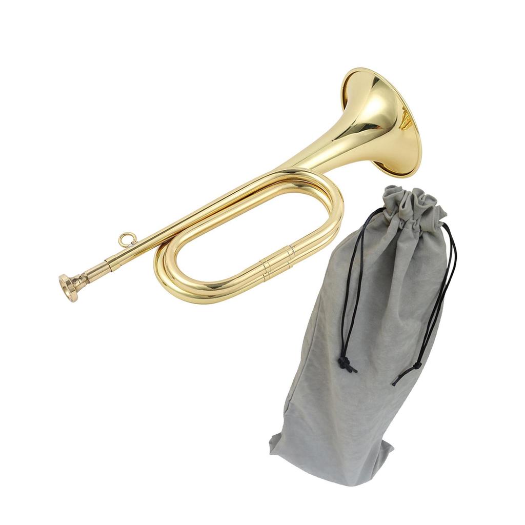 Bugle Solid Copper and Brass Bugle for Cavalry Beginner Children