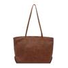 2025 New Temperament Fashion Design Single Shoulder Crossbody Foreign Style Retro Simple Texture Large Capacity Tote Shoulder Bag