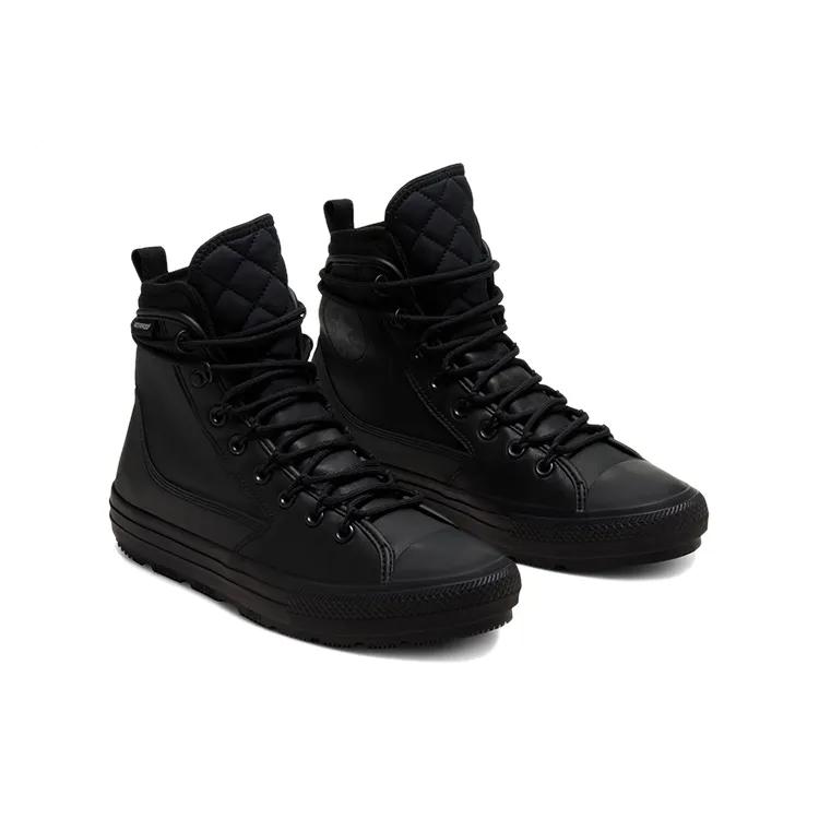 Converse Men's All Star Utility All Terrain High 'Triple Black' (Unisex) Black / Black / Black Skate Shoes 168864C