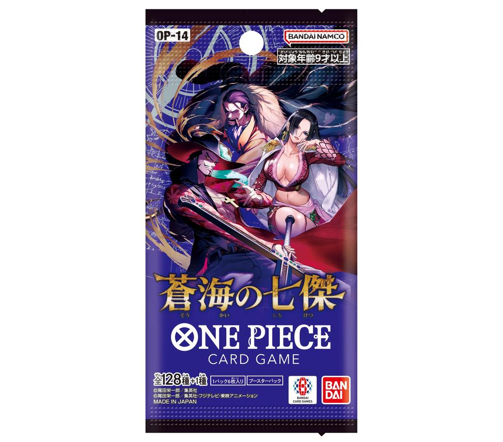 BANDAI ONE PIECE Card Game: The Seven Heroes of the Blue Sea [OP-14] (BOX) 24 Packs