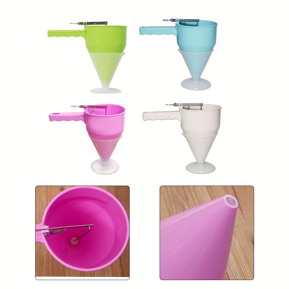 Chocolate Balls Plunger Funnel Easy To Operation ABS Cake Dispenser Pistons And Springs Plunger Funnel Cake Shops
