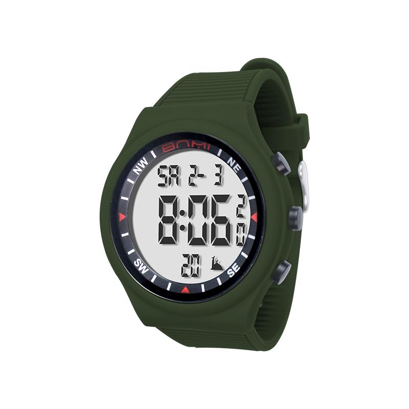 Customizable Logo Luxury Charm Waterproof Digital Dial Sport Watches LED Display 39mm 3BAR Water Resistant Glass Dial Window