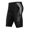 Herren Schwimmshorts Wassersport Oberteil Rundhals Kurzarm Schlanke Passform Elastisch Atmungsaktiv Schnelltrocknend Gestreifte Kniehohe Hose Surfen Waten