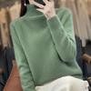 Women's High Neck Loose Knit Pullover for Autumn/Winter - Thick Raglan Sleeve Sweater Top