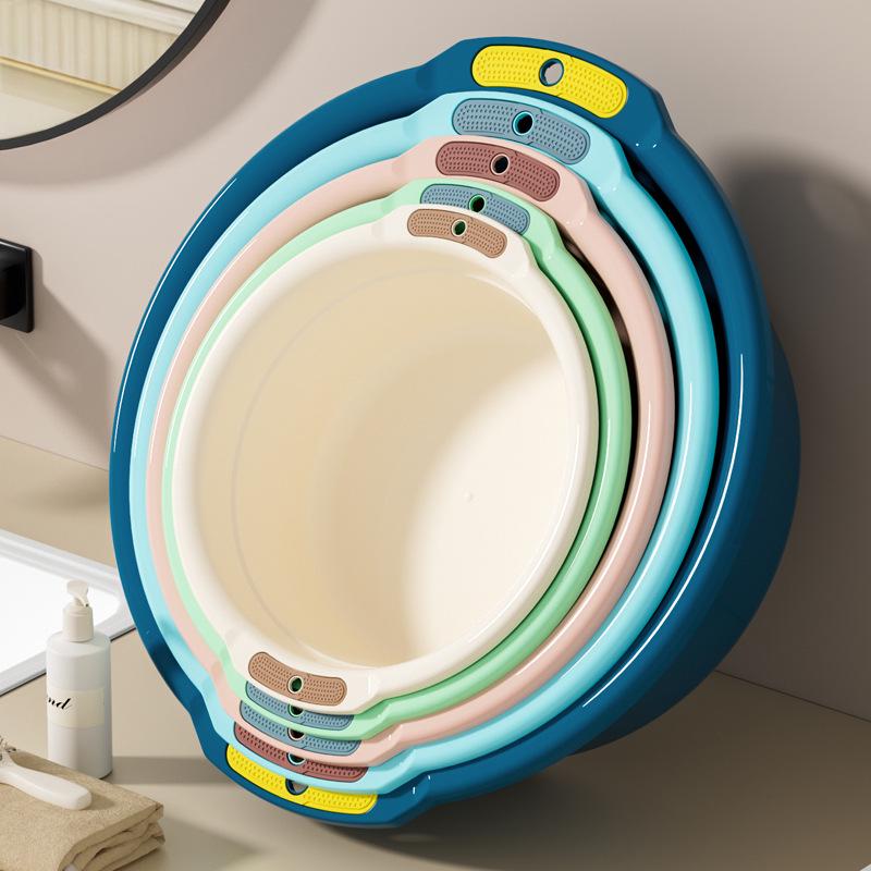 Durable Thickened Plastic Basin for Face, Laundry, Foot or Vegetable Washing