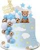 Brown Bear Cake Decorations We Can Bearly Wait Cake Topper for Birthday Baby Shower Party Supplies Decorations