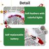 Led Christmas Headband Creative Reindeer Antlers Glow Headwear Christmas Party Cosplay Hair Accessories 2026 New Year Kid Gift