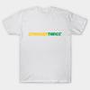 T-shirt da Uomo Nera Stampata Stranger Things Stampa su Carta Transfer No-Cut T-shirt in Cotone