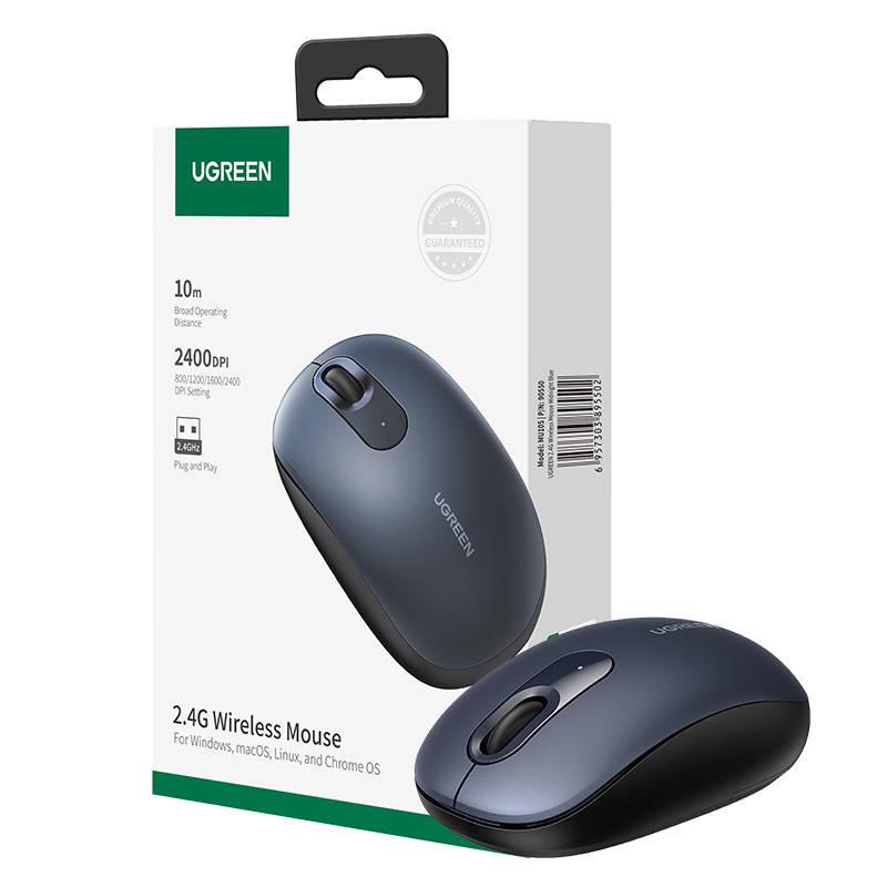 Myszka Bezprzewodowa Ugreen 90550 2.4G (Niebieska)