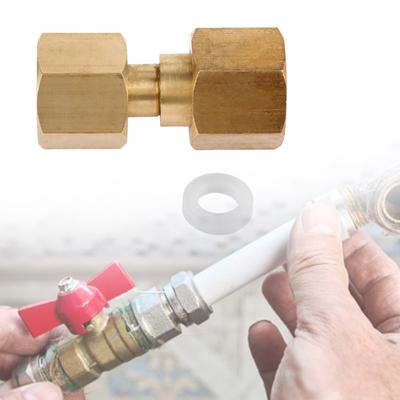 Brass CGA-320 To CGA-580 CO2 Tank To Argon Regulator Nut Gas Cylinder Valves Precision Threaded Argon Regulator Adaptor