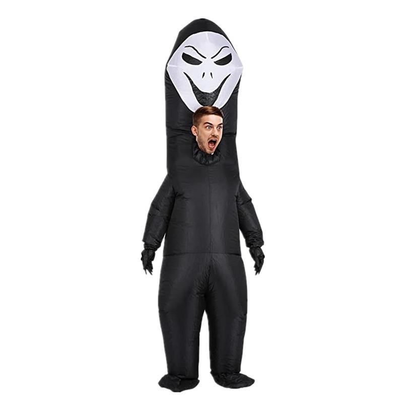 Halloween Pink Salamander Frog Inflatable Costume, Funny Cartoon Full-body Inflatable Suit for Party Performance
