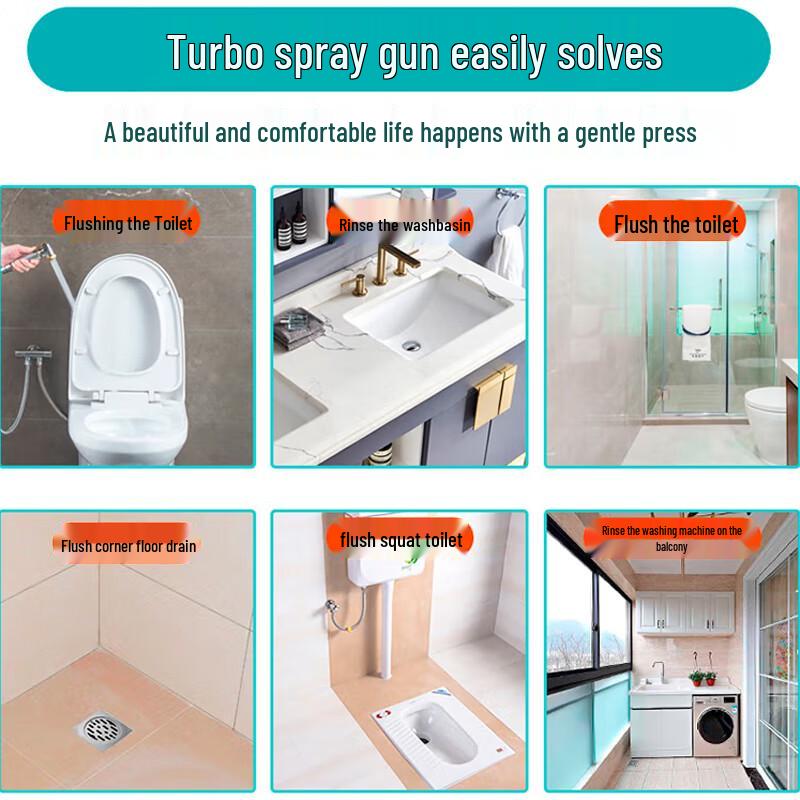 Deer Pressurized Toilet Bidet Sprayer Kit