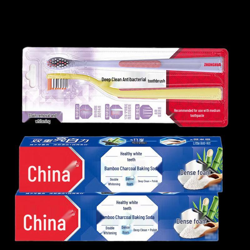 Zhonghua Healthy White Teeth Toothpaste & Toothbrush Set