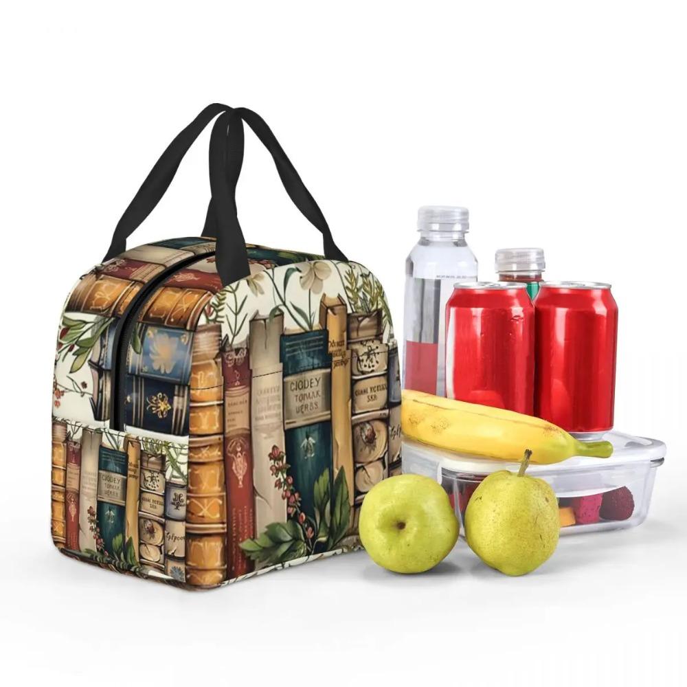 Borsa Termica Pranzo Floreale per Libri e Fiori per Donne Bambini Scatole per Alimenti a Prova di Perdite Borsa Termica Pranzo Borsa a Tote