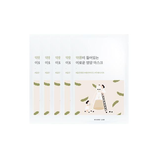 ROUND LAB - Soybean Nourishing Mask Bundle Set 27ml x 5 sheets