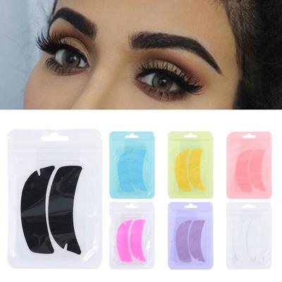Patchs en silicone pour extensions de cils, patchs réutilisables pour le contour des yeux, outils pour les cils
